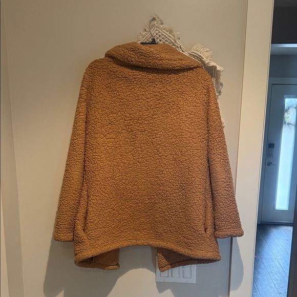 Cozy Women's Brown Teddy Jacket - Picture 7 of 7